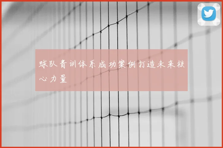球队青训体系成功案例打造未来核心力量